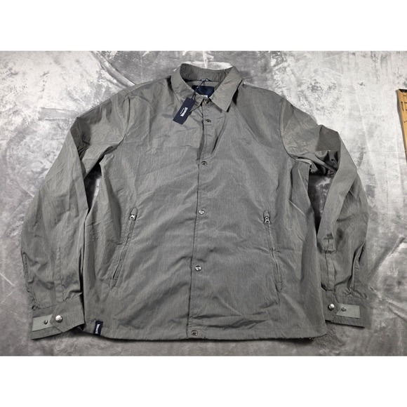 NWT VILEBREQUIN Lightweight‎ Windbreaker Jacket Gray Men's Medium Vented
